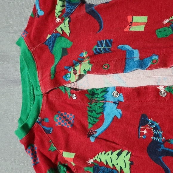 Christmas Dinosaur Footies - Picture 2 of 2